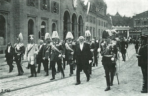 Forrer avec Guillaume II, 1912.