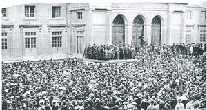 Manifestation de chomeurs, Neuchâtel 1922. 