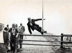 e conseiller fédéral Hans Peter Tschudi lors de l’excursion annuelle du Conseil fédéral, 1970.