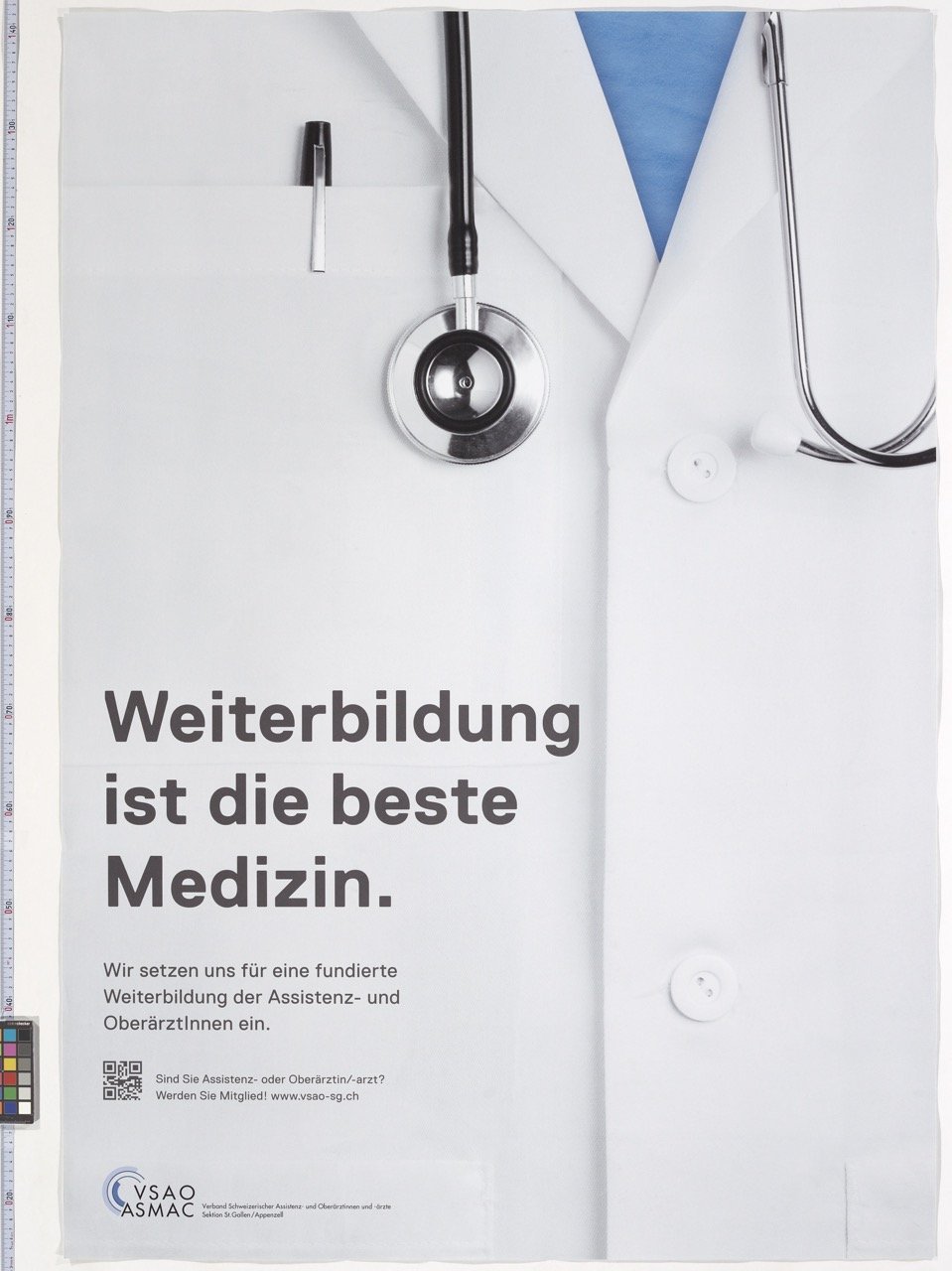 Bibliothèque nationale suisse, Collection graphique : Collection d’affiches, droits d’image : Association suisse des médecins-assistant·e·s et chef·fe·s de clinique (ASMAC), 2026
