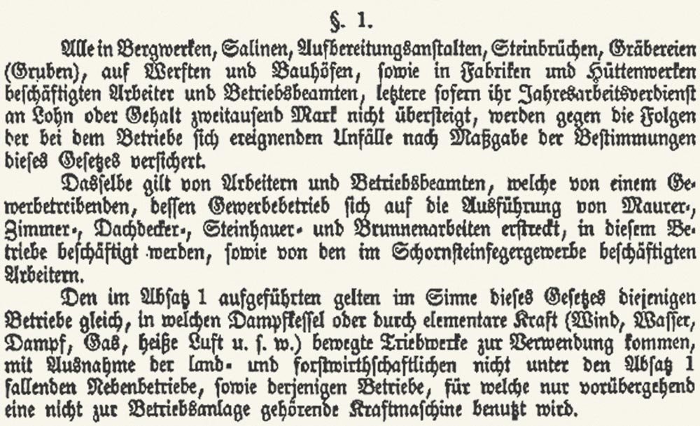 Feuille officielle de l’Empire allemand, Reichsgesetzesblatt, 1884. Internet.
