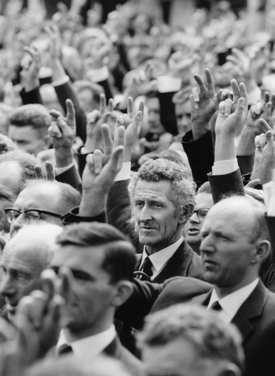 Landsgemeinde en Canton d’Appenzell. Source: Archives sociales suisses, Zurich, Sozarch_F_5032-Fd-0128.