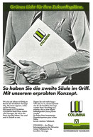 Publicité de la Banque Populaire Suisse, 1983. ISSA (1983) La Sécurité sociale en question: retour aux sources – la solidarité helvétique – entre le bien et le mieux (XXIe Assemblée générale de l’AISS; Genève, 3-13 octobre).