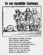 Assurances sociales: le nouveau moyen de transport de la Confédération. Archives sociales suisses, Zurich.