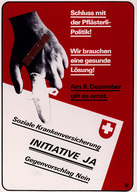 Affiche pour la votation populaire du 8 décembre 1974. Archives sociales suisses, Zurich.